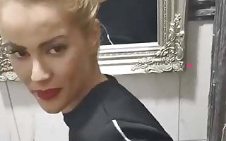 Gold-Digger MILF BJ and Anal connected with Smallest room in the house for some Champagne