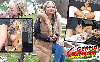 GERMAN SCOUT - Disregard a close BUSTY GIRL BB SHORTY FUCKED At one's disposal Saucy DATE