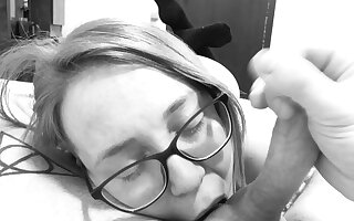 LOL, Fail – Accidental cumshot exactingly and glasses