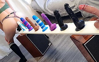 Hand-picked the Best of the Best! Doing a New Challenge Different Dildos Test (with Bright Orgasm at the end Of course)