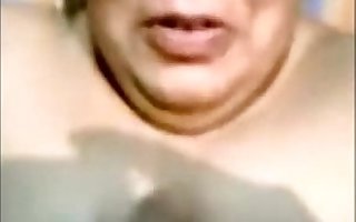 Indian Aunty Blowjob With an increment of Cumshot above Exposure