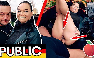 Naughty outdoor fuck with MILF Exploitive Priscilla! Dates66.com