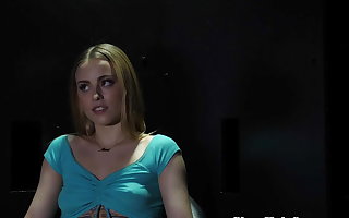 YOUNG BLONDE GETS ALL THE CUM SHE NEEDS Beside THE GH